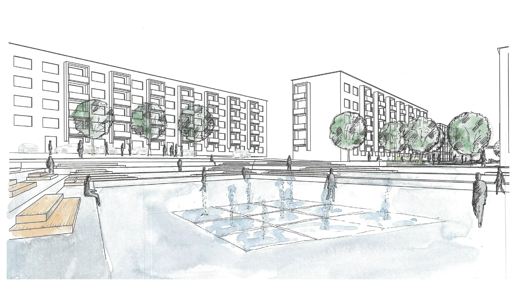 Varianta B: Preferuji otevřený prostor např. s vodním prvkem