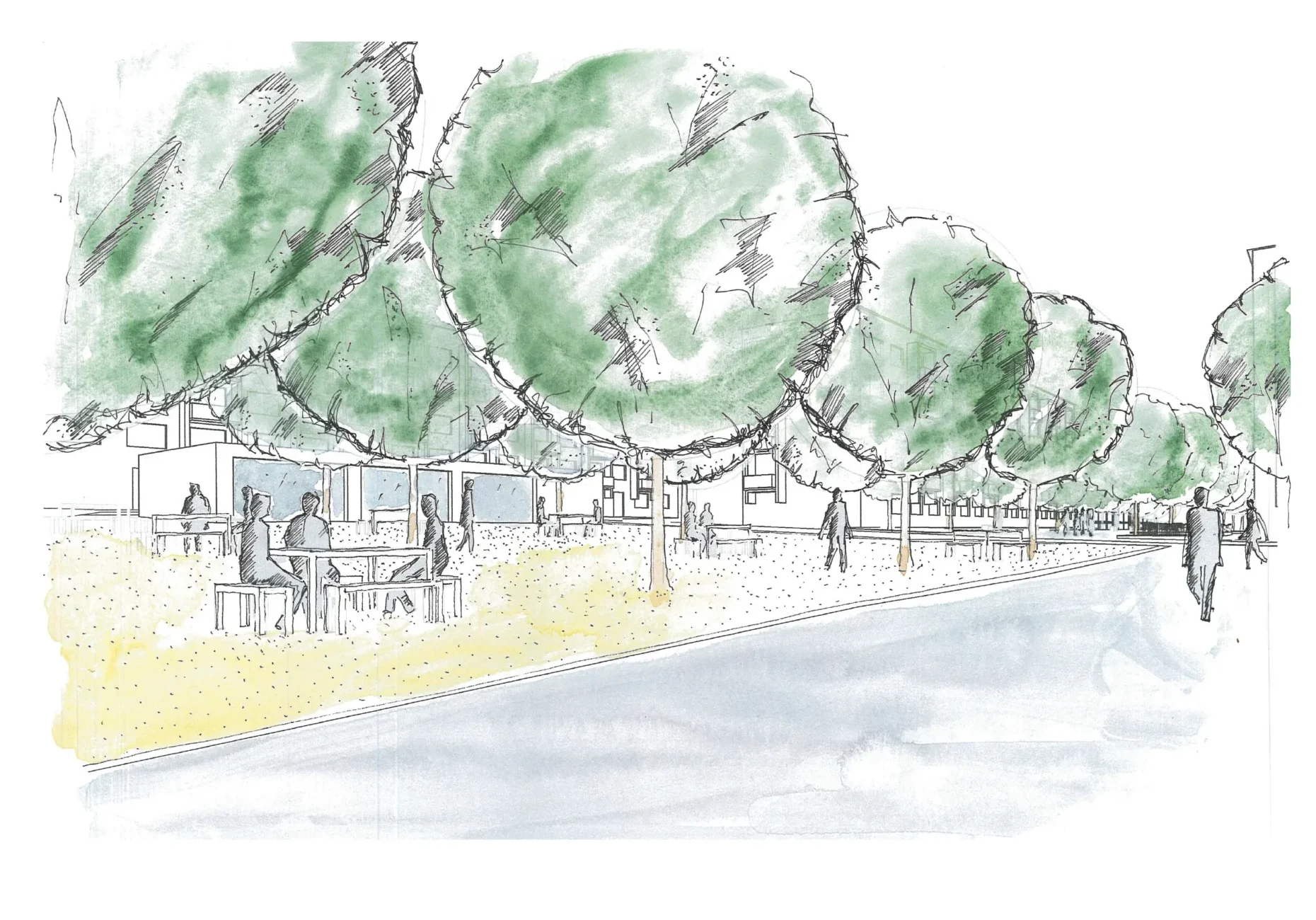 Varianta A: Preferuji doplnění občanské vybavenosti (např. kavárnu)