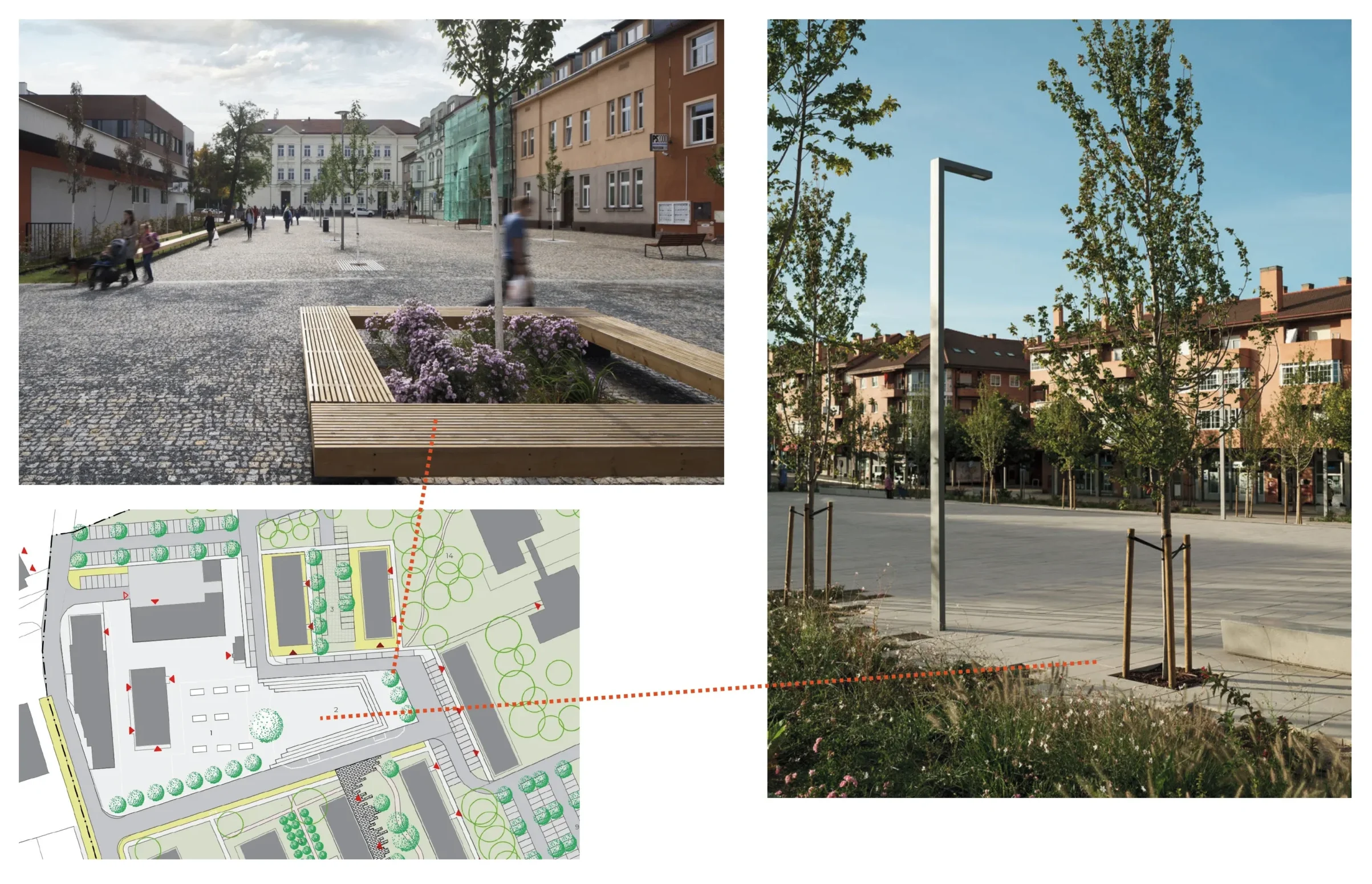 Varianta A: Preferuji náměstí s jednotnou dlážděnou plochou