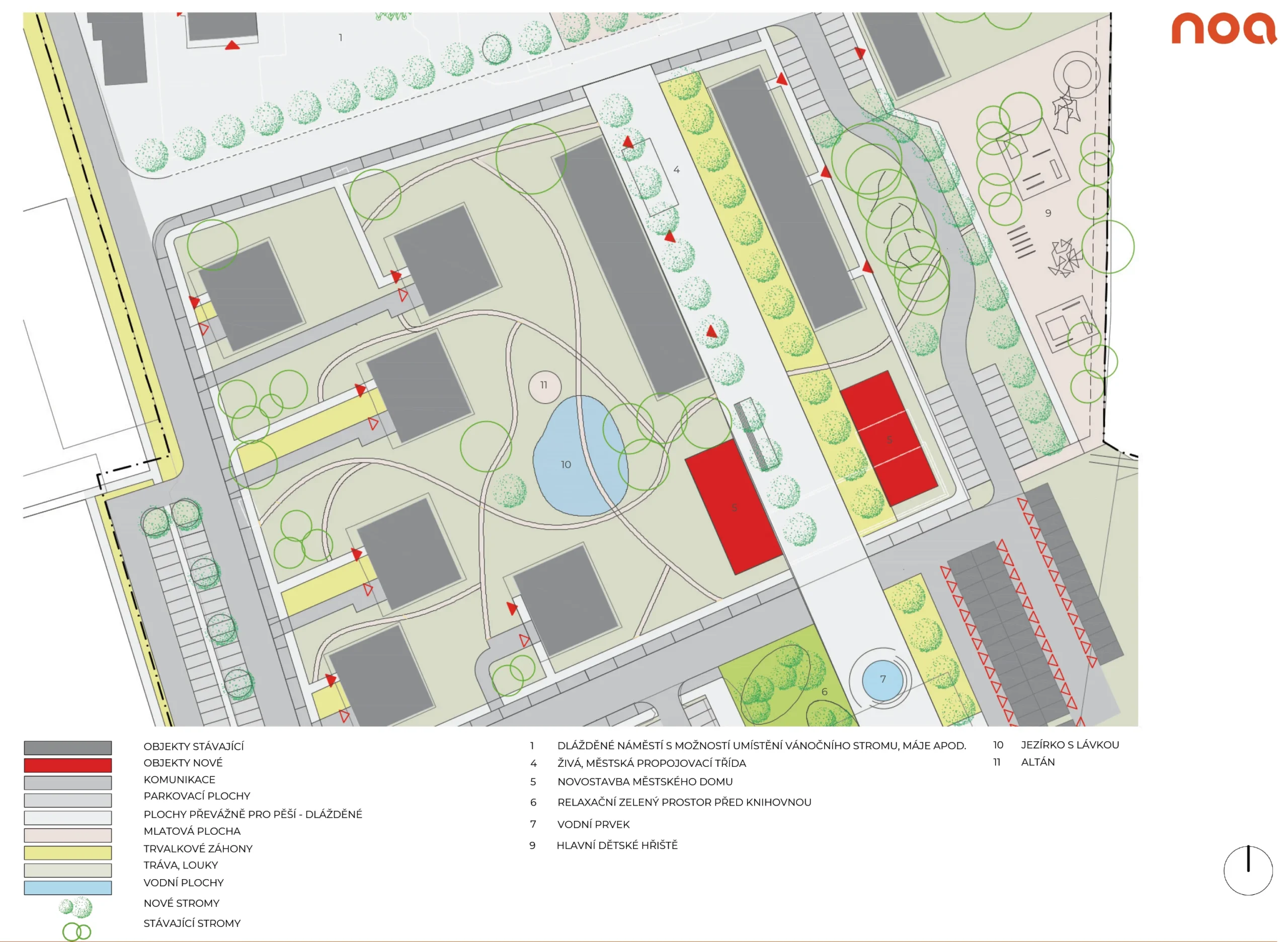 Varianta A: Dětské hřiště preferuji ponechat na stávajícím místě („za poštou“)